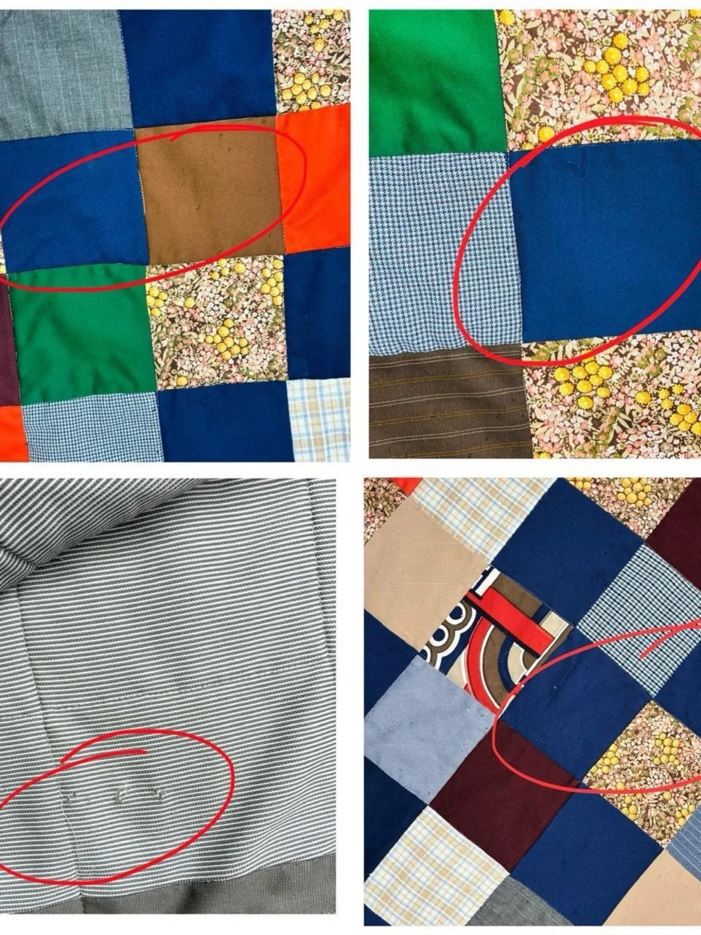 Vintage 70’s Handmade Colorful Patchwork Farmhouse Hippie Quilt
